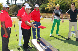 Fun was had by all, on and off the course, and even a few games were played (2015 Western Cape Golf Challenge)